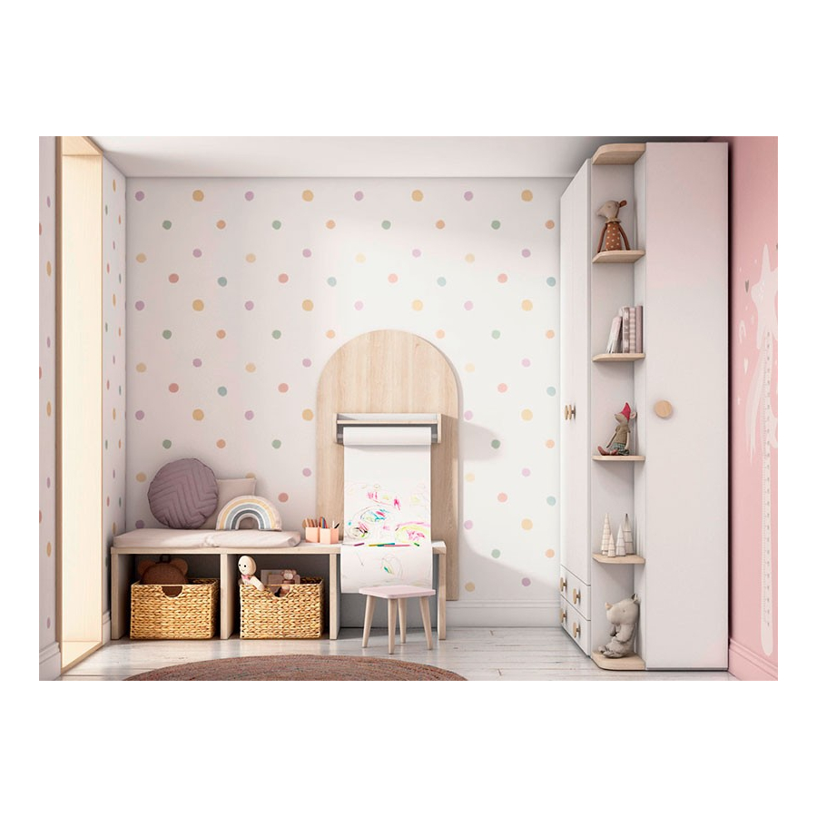 Cuna Soft fabricada en melamina