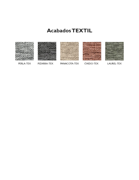 Acabados textil disponibles