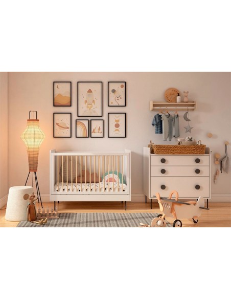 Cuna Artic colección Bamboo Muebles Ros