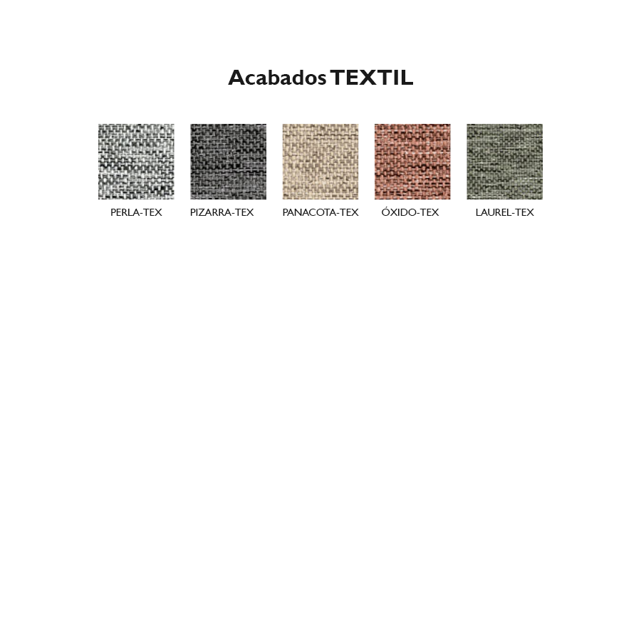 Acabados textil disponible