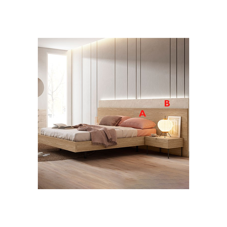 Personalización de acabados para dormitorio de matrimonio