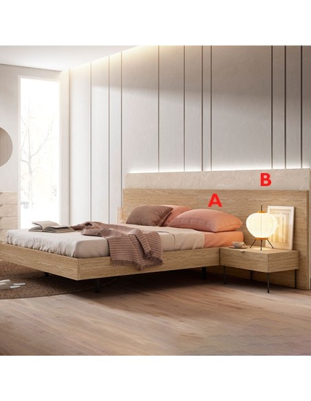 Personalización de acabados para dormitorio de matrimonio