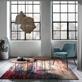 sillon rose en madera lacada 2