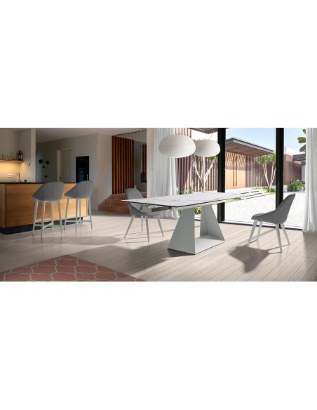 Mesa extensible de comedor Sue Keramik