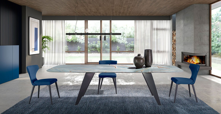 Mesa Tavolo Fix Keramic con tapa porcelánica