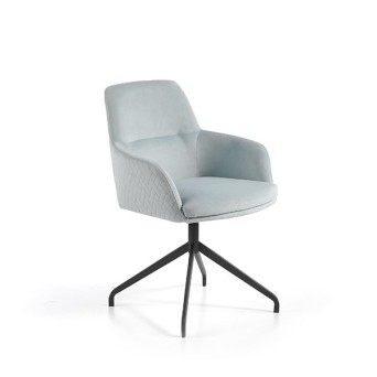 Silla Roger B tapizado azul