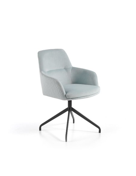 Silla Roger B tapizado azul