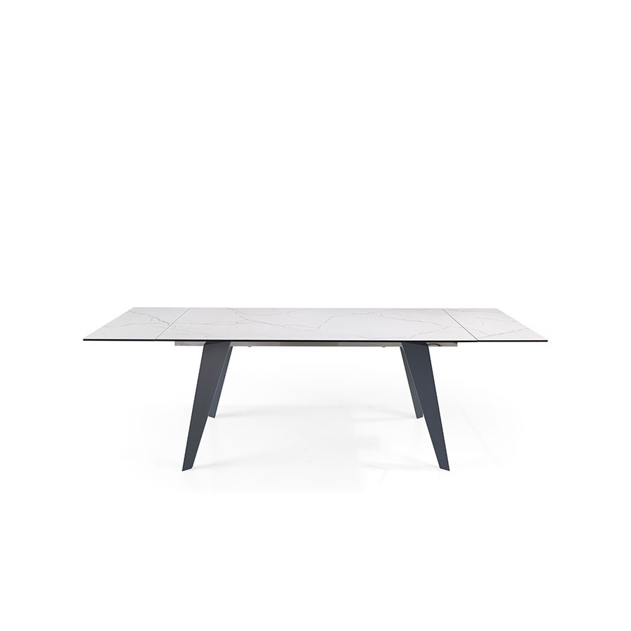 Mesa de comedor moderna con tapa porcelánica
