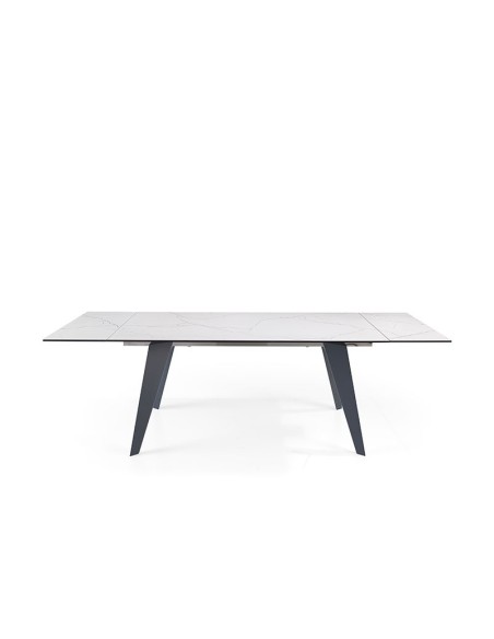Mesa de comedor moderna con tapa porcelánica