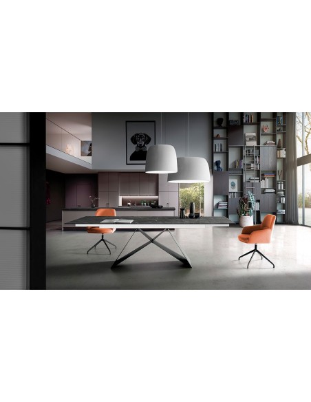 Mesa de diseño moderno Mumm ext. Keramic de Mobles Nacher