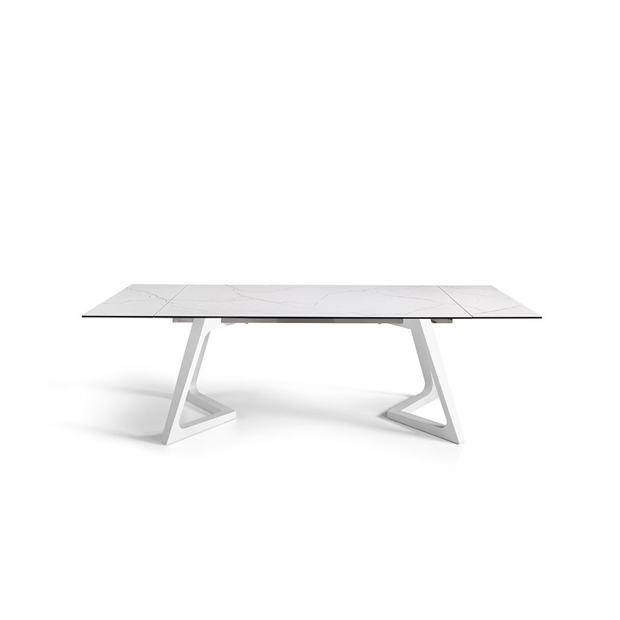 Mesa extensible Nil con tapa porcelánica