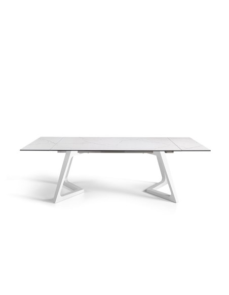 Mesa extensible Nil con tapa porcelánica