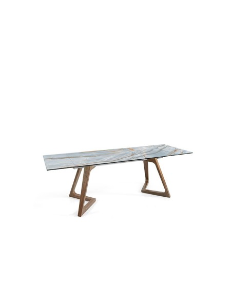 Mesa de comedor extensible moderna Nil