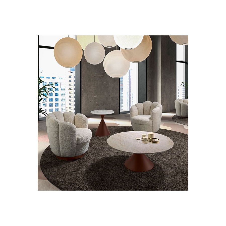 Sillón Tonbo Lounge tapizado en tela