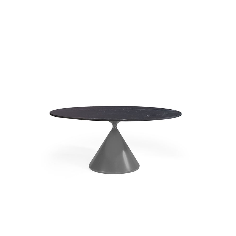 Mesa Aiko Lounge base gris