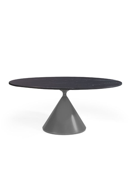 Mesa Aiko Lounge base gris