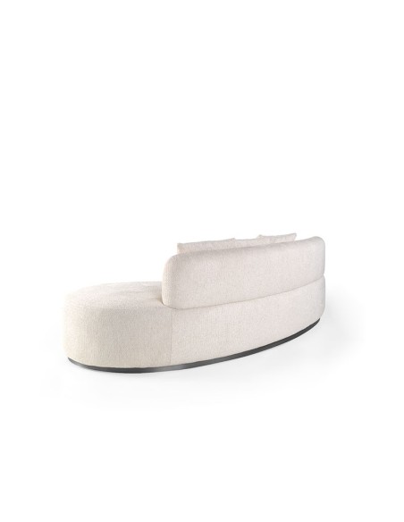 Sofá Shito con base metal tapizado en tela