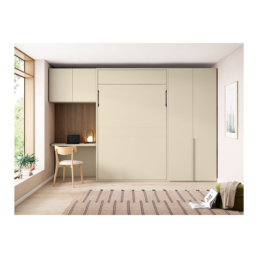 Dormitorio moderno cama abatible Be 65