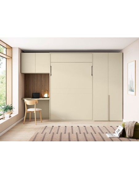 Dormitorio moderno cama abatible Be 65