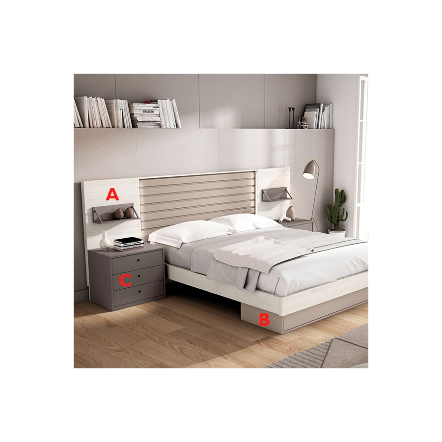 Acabados dormitorio Eternal Lan Mobel