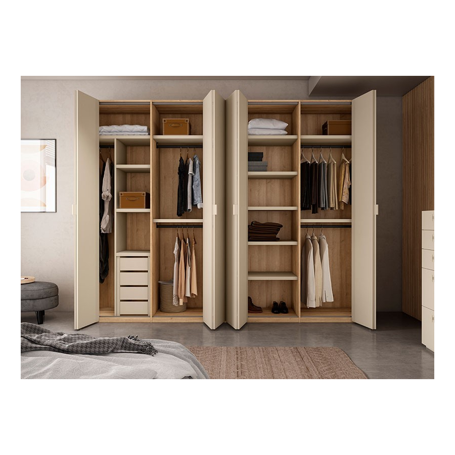 Armario moderno cuatro puertas Lan Mobel