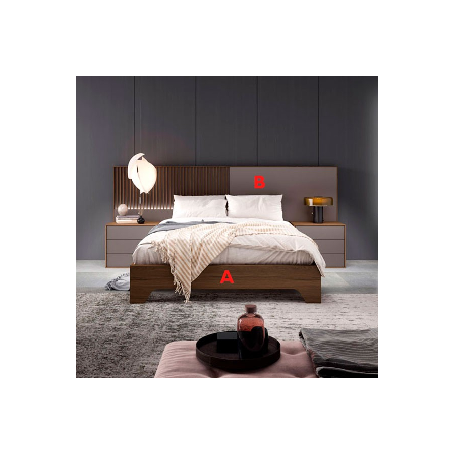 Dormitorio matrimonio Lennon 2 melamina