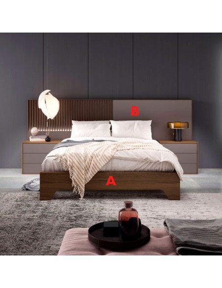 Dormitorio matrimonio Lennon 2 melamina