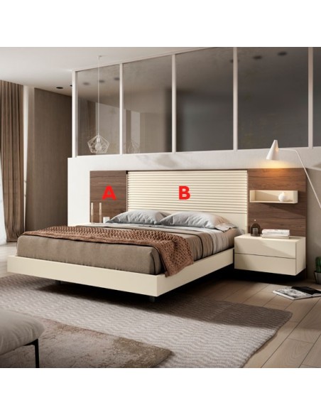 Dormitorio matrimonio fabricado en melamina