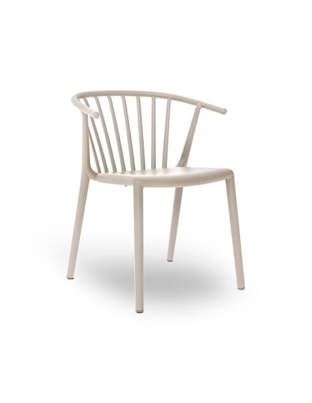 Silla Woody color Marfil