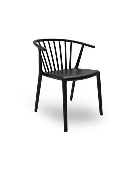 Silla Woody tono Negro