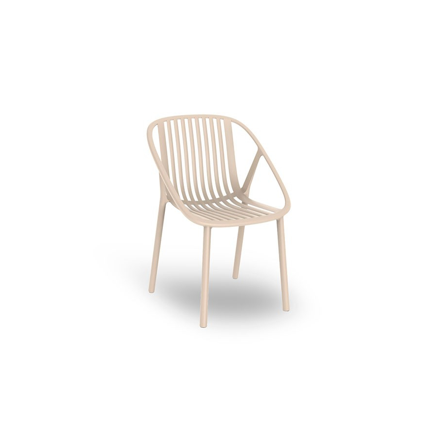 Silla de terraza Bini en color marfil