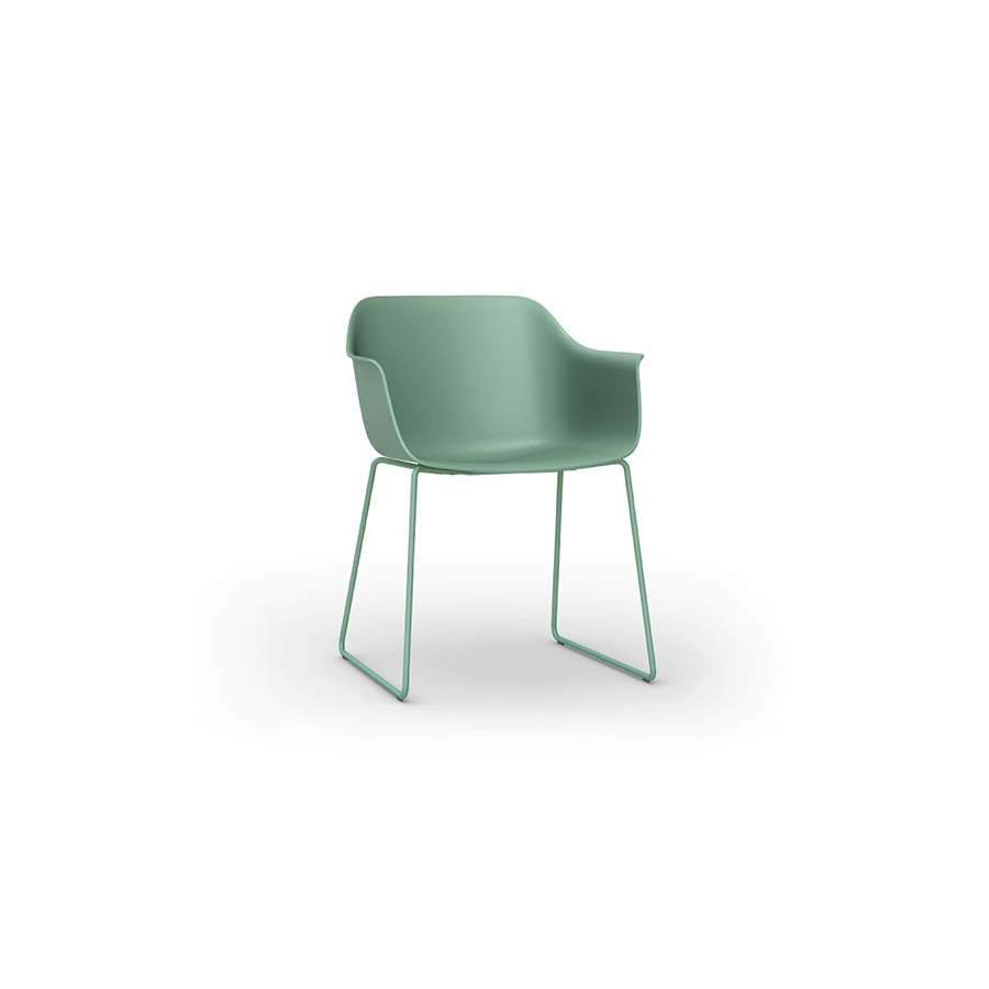 Sillón Shape con pata patín