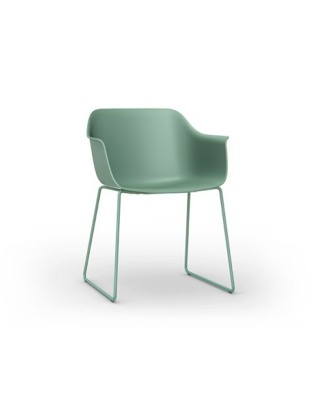 Sillón Shape con pata patín