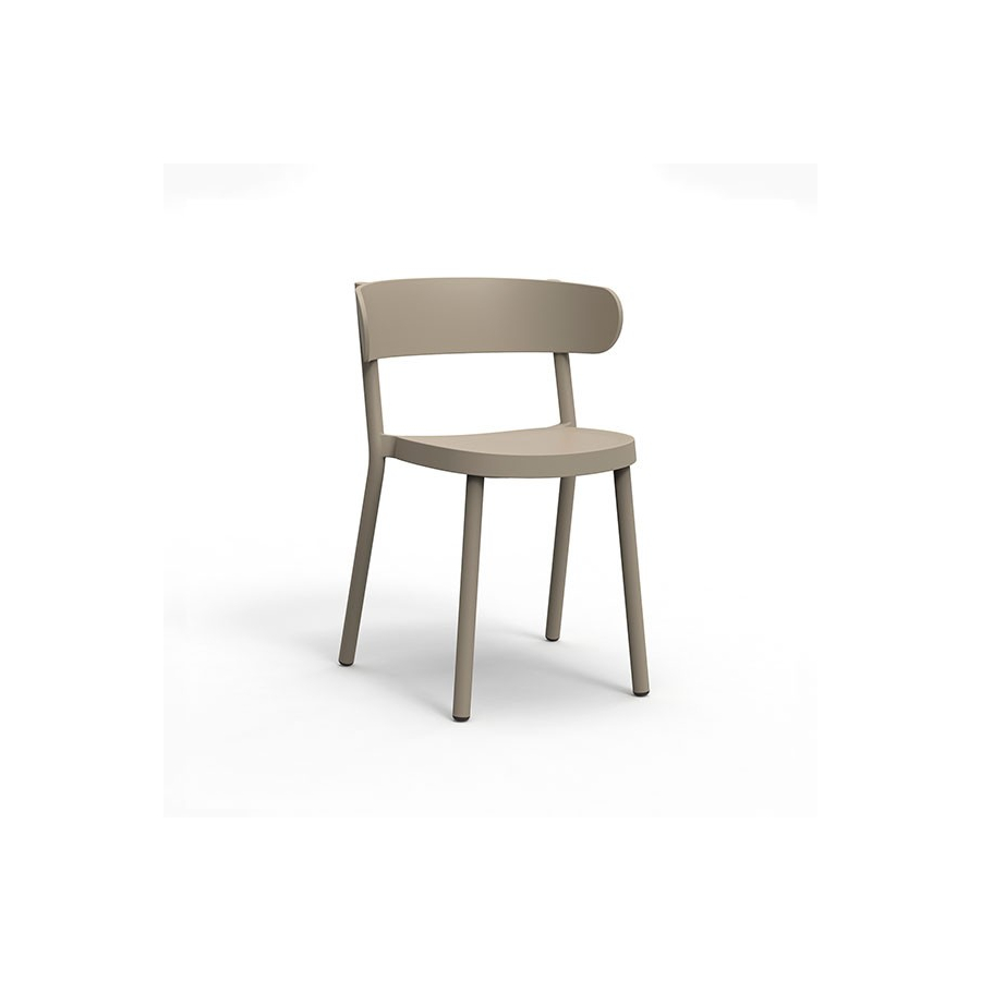 Silla con respaldo para terraza