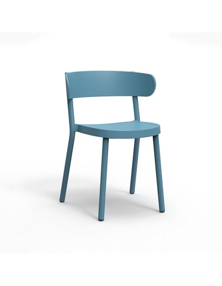 Silla de terraza Azul