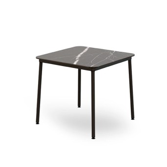 Mesa terazza Hub Mármol Negro
