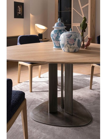 Mesa Clark tapa madera