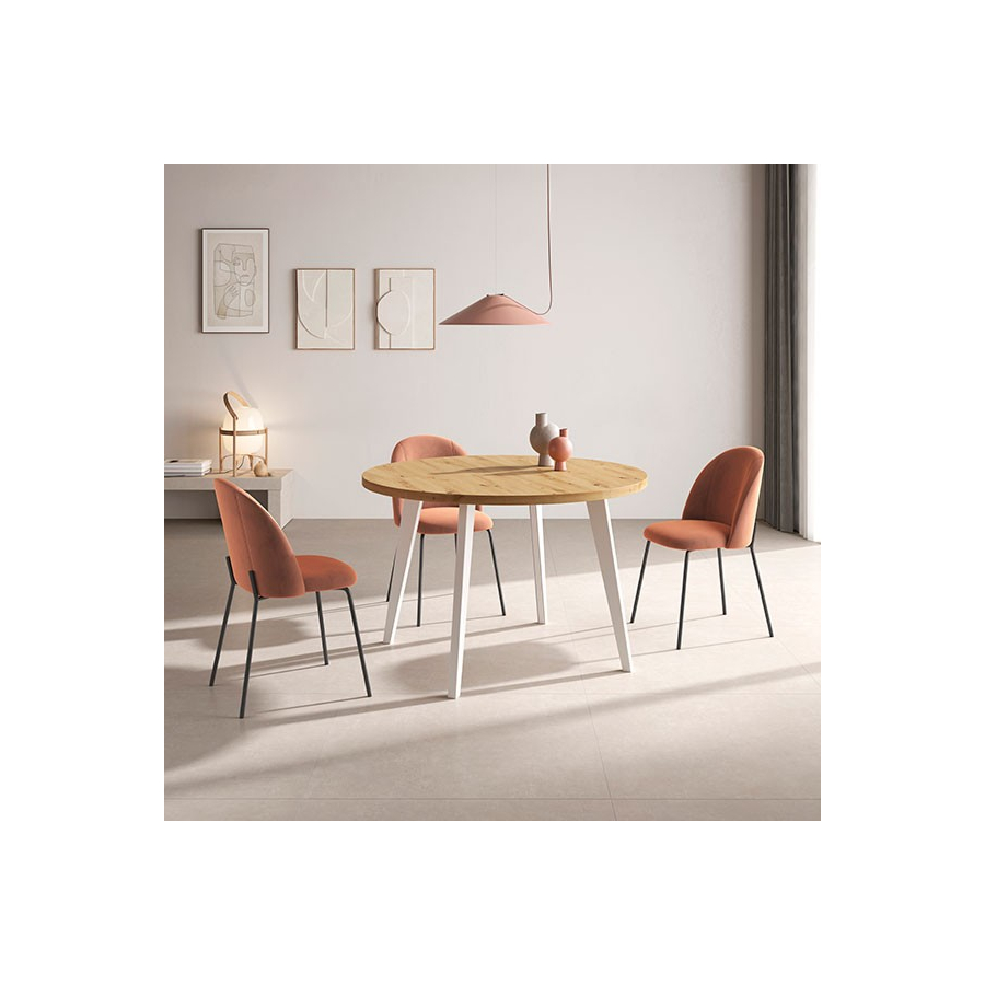 Mesa de comedor con tapa en melamina