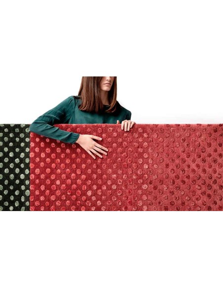 Alfombra Burbuja red green