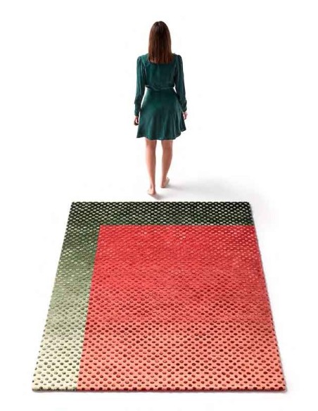 Alfombra Burbuja verde