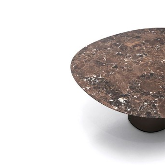 Mesa Holo Pillar con sobre de mármol 2