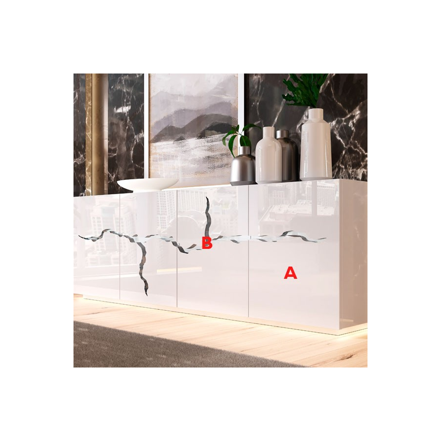 Aparador Luxury con cajonera interior
