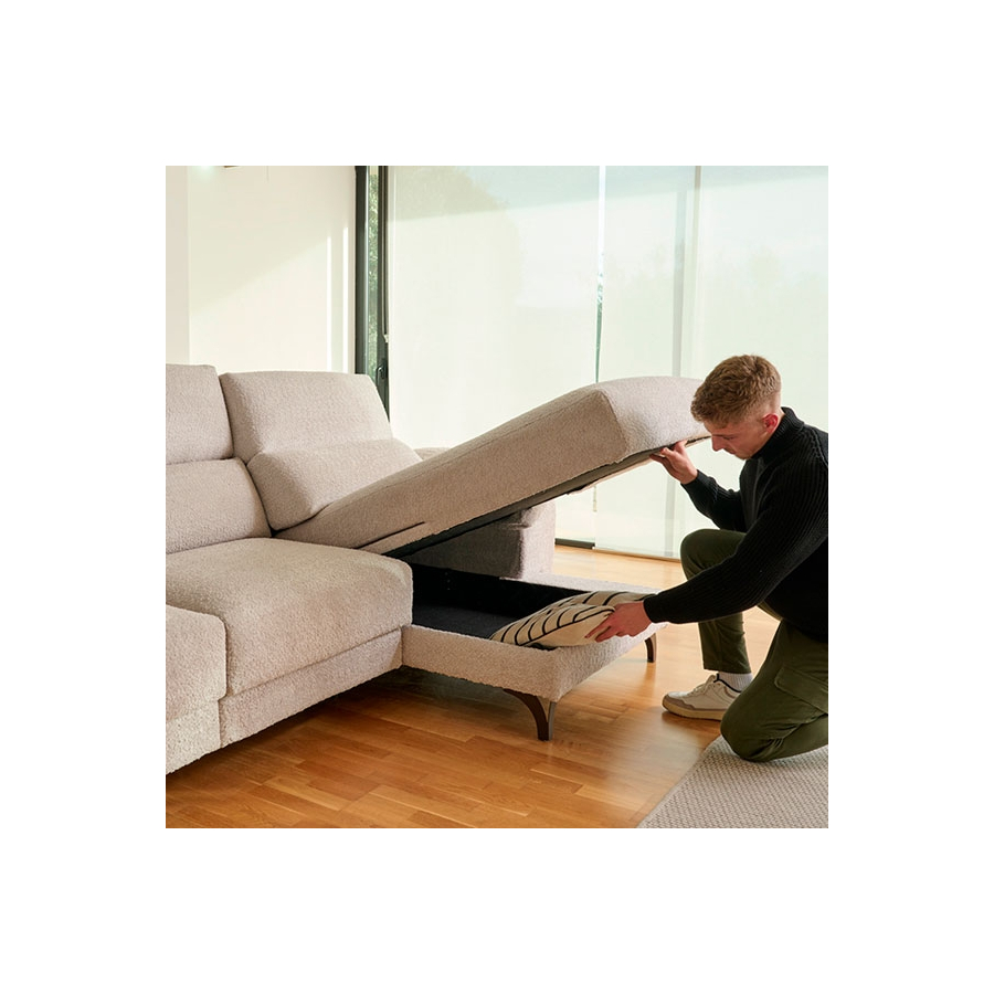 Arcón inferior en chaiselongue