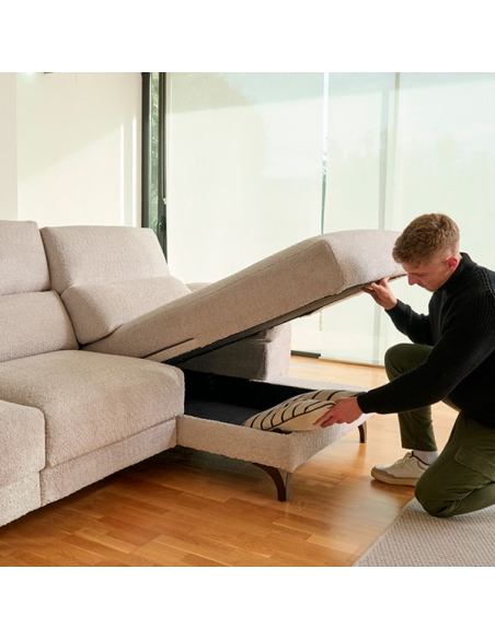 Arcón inferior en chaiselongue