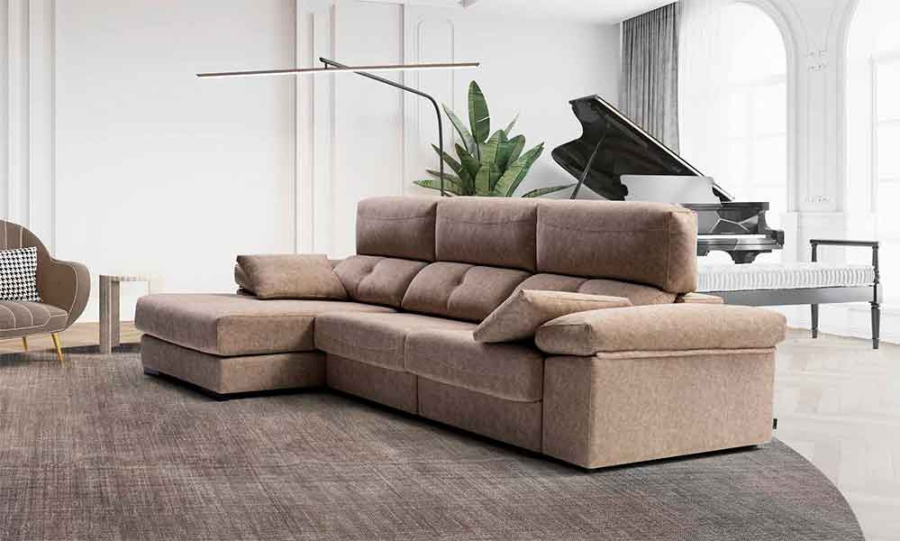 Chaiselongue deslizante Karen tapizado