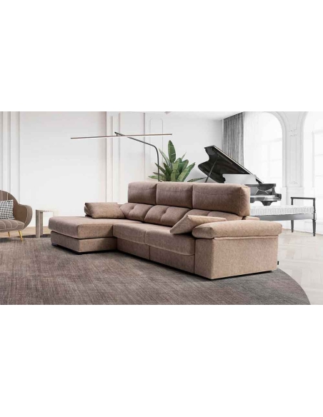 Chaiselongue deslizante Karen tapizado