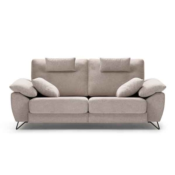 Sofá deslizante Lara con estructura de madera de pino  y tapizado cómodo, diseñado para ofrecer funcionalidad y estilo
