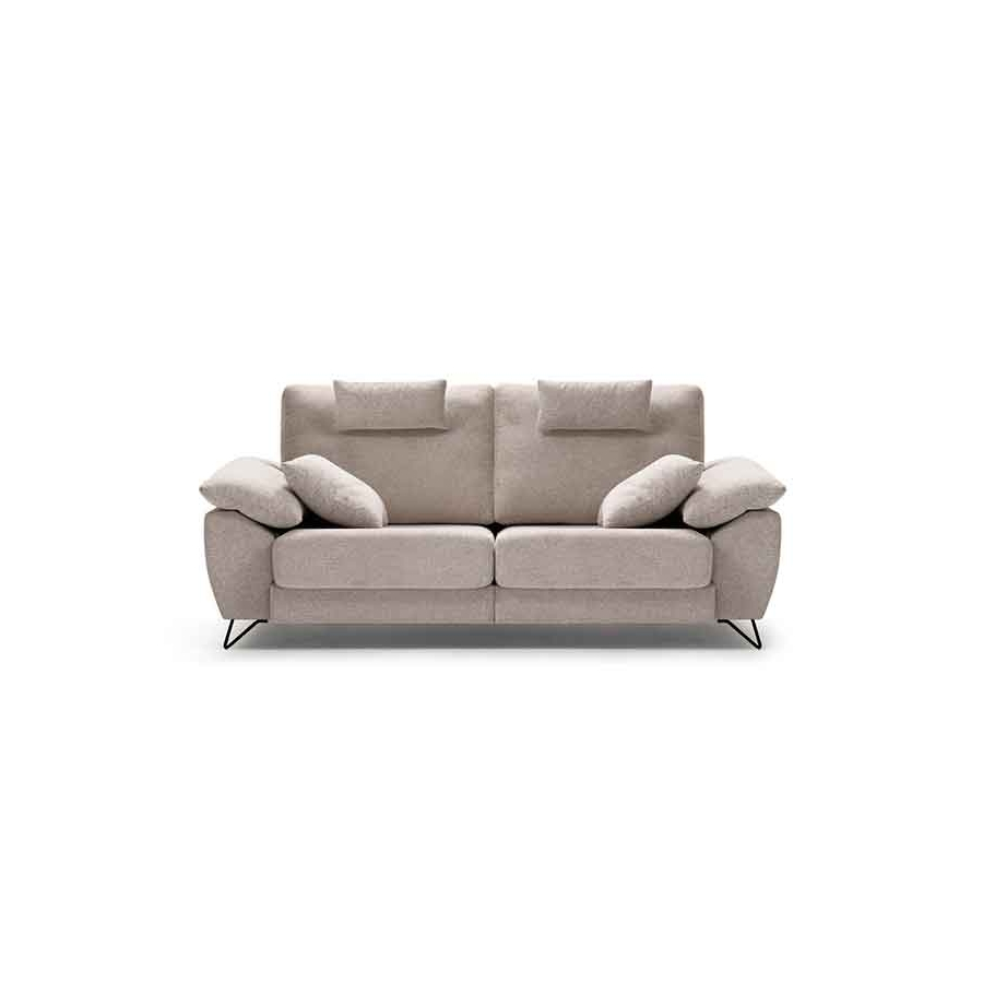 Sofá deslizante Lara con estructura de madera de pino  y tapizado cómodo, diseñado para ofrecer funcionalidad y estilo