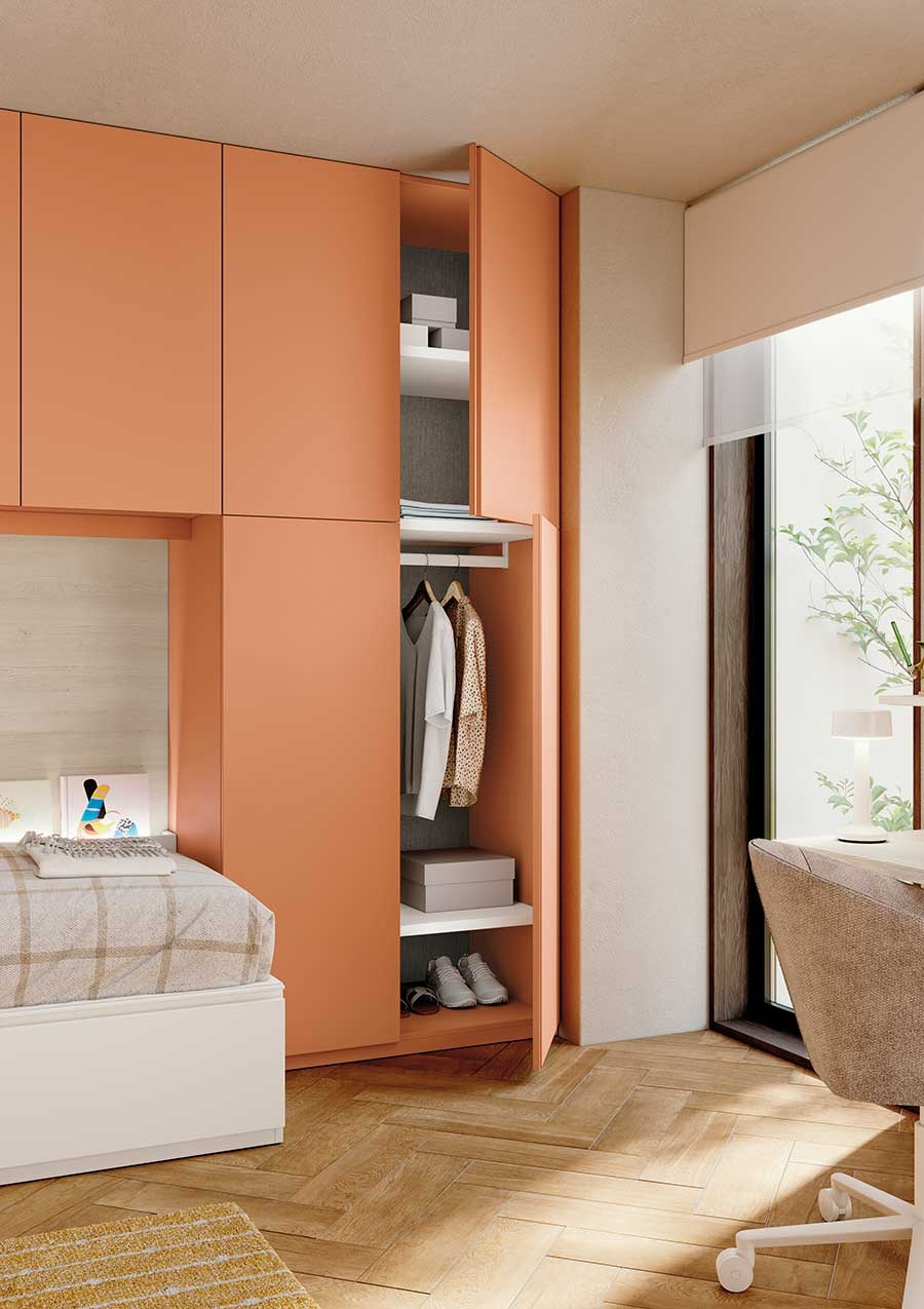 Habitación juvenil fabricada en melamina