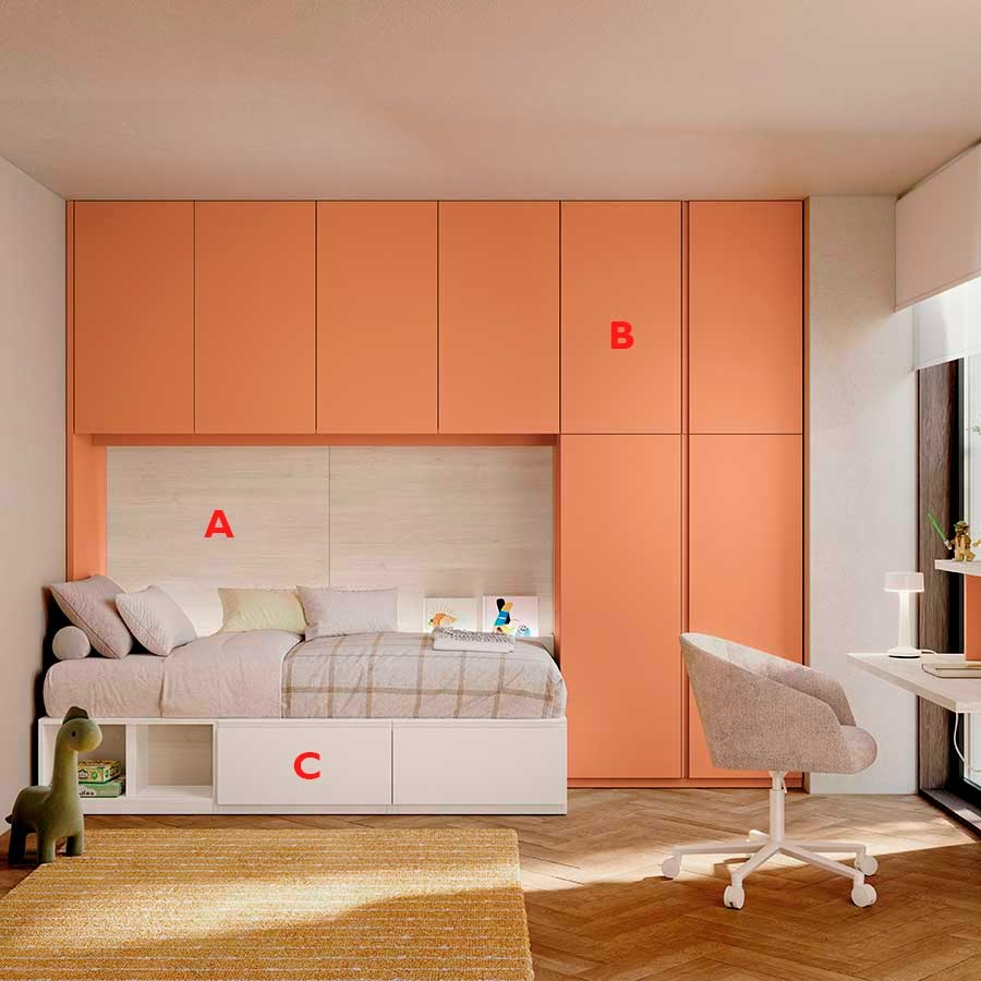 Dormitorio juvenil Stay Young con armario